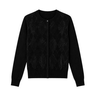 Max Mara C&aacute;rdigan Mstgiovane - Knitwear - Mujer - Negro - XL