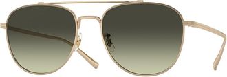 Oliver Peoples OV1335ST Rivetti 5035BH Mens Sunglasses Gold Size 55