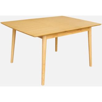 Sweeek Mesa De Comedor Rectangular Extensible De Madera, 4-6 Plazas
