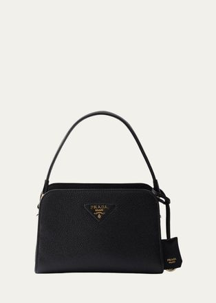 Prada Mini Leather Top-Handle Bag