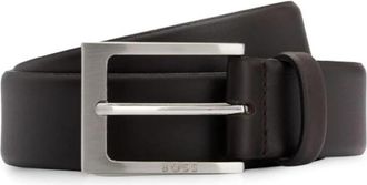 HUGO BOSS Leren riem - Heren - Riemen - Bruin - 120 CM - Leer - Accessoires