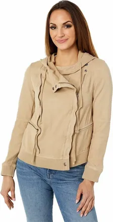 Free People Carmen Moto Jacket In Calm Sand