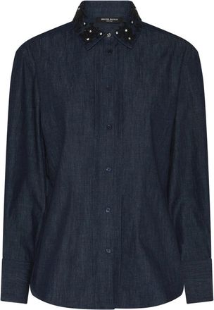 Bruuns Bazaar Chambra BBSiwa Shirt - Dames - Spijkeroverhemden - Blauw - L - Denim - Overhemden