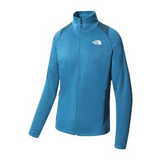 The North Face Fitness, Heren, Blauw, M, Polyester, M AO Midlayer FZ