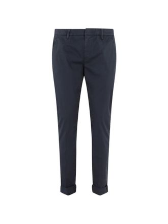 Dondup Navy Blue Slim Fit Trouser