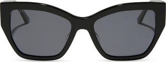 DIFF Eyewear Vivienne 56mm Cat Eye Sunglasses in Grey at Nordstrom