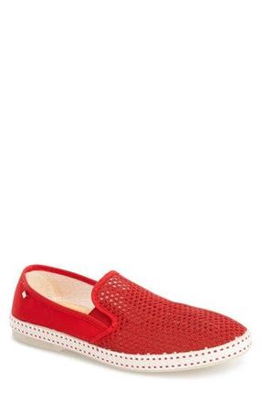 Rivieras Shoes Classic Slip-On in Rouge Red at Nordstrom Rack, Size 43