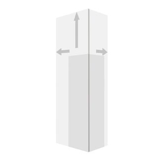 Duravit Duravit L-cube Armoire Haute, 1 Porte Charni&egrave;re &Agrave; Gauche