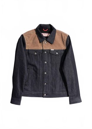 Iron And Resin Mens Denim Rambler Jacket In Indigo