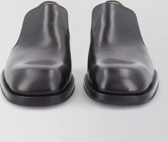Christophe Lemaire leather derby shoes