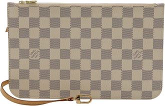 Louis Vuitton Beige Damier Azur Neverfull (Authentic Pre-Loved)