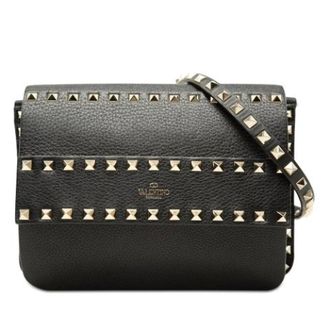 Valentino Vintage, unisex, Zwart, ONE Size, Leer, Pre-owned Vintage Crossbody Bag