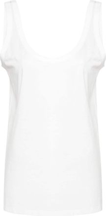 The Row Aka cotton tank top - women - Cotton - L - White