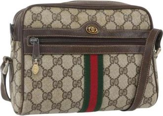 Gucci Pre-owned Cross Body Bags, female, Beige, Size: ONE SIZE Pre-owned Plastic gucci-bags