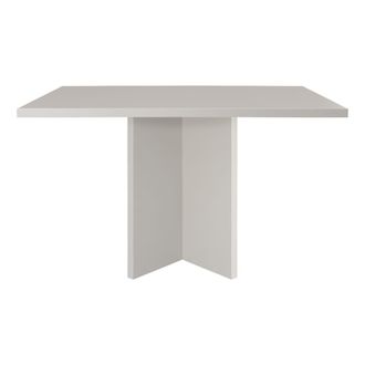 Really Nice Things Mesa de comedor rectangular tablero laminado de 3cm taupe 90x120cm
