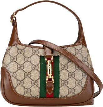 Gucci Beige Supreme GG Jackie 1961 Mini Shoulder Bag