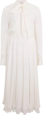 Philosophy di Lorenzo Serafini Lange Jurk van Viscose - Dames - Casual kleedjes - Wit - M - Kleedjes