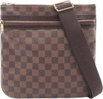 Louis Vuitton Pre-owned N51111 Handtas - Dames - Vintage Schoudertas - Bruin - ONE Size - Vintage