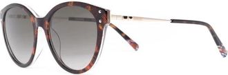 Missoni Bruin/Havana Zonnebril - Dames - Zonnebrillen - Veelkleurig - 53 MM - Accessoires