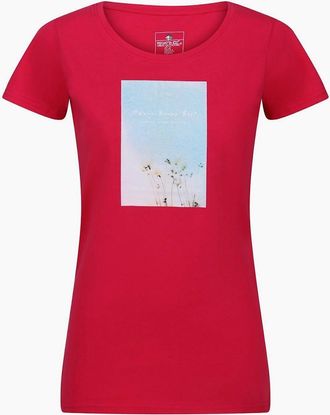 Regatta Womens Regular Fit Scoop Neck T-Shirt - Pink - Size: 18