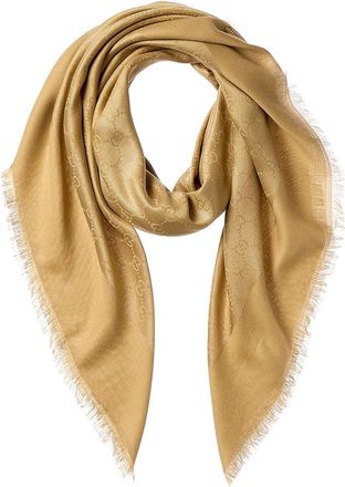 Gucci Gg Silk-Blend Scarf
