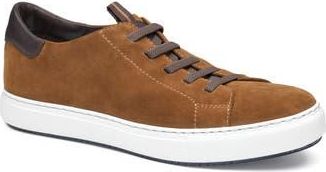 Johnston & Murphy Anson Lace to Toe Sneaker in Snuff English Suede at Nordstrom Rack, Size 11.5