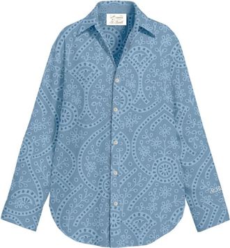 MC2 Saint Barth Shirt - Dames - Overhemden - Blauw - XS - Overhemden