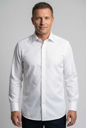 Olymp Businesshemd OLYMP Luxor modern fit, Herren, Gr. 37, N-Gr, beige (hellbeige), Web, Obermaterial: 100% Baumwolle, Umschlagmanschette, Hemden Businesshe