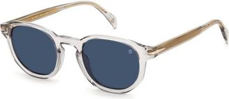 Eyewear by David Beckham Stijlvolle zonnebril voor jou - unisex - Zonnebrillen - Grijs - 49 MM - Accessoires