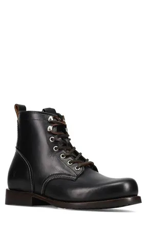 Frye Hudson Lace-Up Boot in Black at Nordstrom, Size 10.5