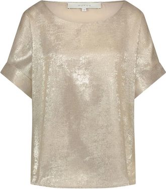Nukus Irene Top - Dames - T-shirts - Geel - XS - Polyester - Tops