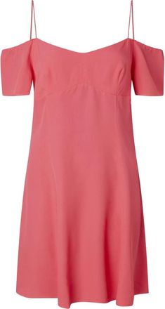 Calvin Klein Roze Jeans Jurk - Dames - Korte kleedjes - Roze - S - Polyester - Kleedjes