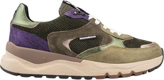 Floris Van Bommel Treni 02.12 - Dames - Sneakers - Groen - 39 EU - Leer - Schoenen