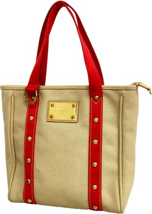 Louis Vuitton Beige Tote Bag (Pre-Owned)
