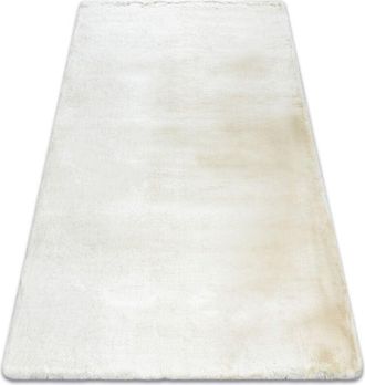 RugsX Rugsx - Modern carpet teddy new wool 45 shaggy, plush, very thick cream beige 120x170 cm