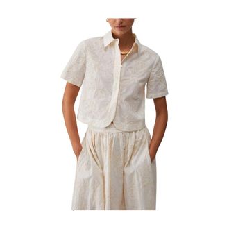Liu Jo Dames, Blouses & Shirts, Beige, Maat: M