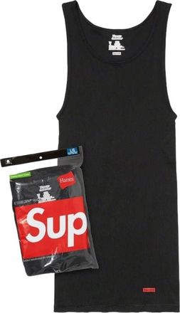 SUPREME x Hanes SS26 Tagless Tank T-Shirts (3 Pack) Black SUP-SS26-036-BLK