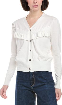 Rain + Rose Ruffle Cardigan