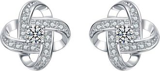 Rachel Glauber Diamond Cz Earrings