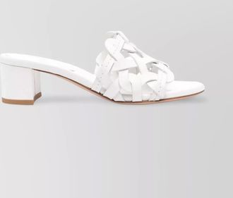 Gianvito Rossi block heel sandals with multi-way strap design