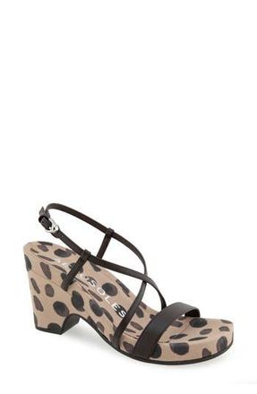 Aerosoles Miles Slingback Sandal in Java Spotted Faux Leather at Nordstrom Rack, Size 8