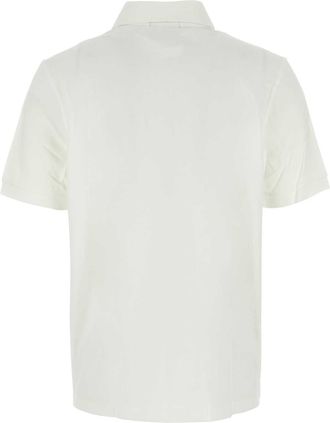 Fred Perry Mens White Piquet Polo Shirt Cotton T-shirts And Polos