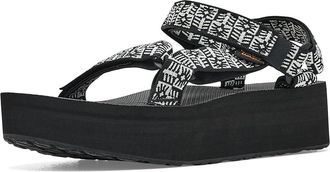 Teva Flatform Womens Dress Sandals Crafted Floral Black/Grey : 11 B - Medium, Synthetic