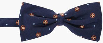Corneliani Floral Patterned Silk Bow Tie size Unica