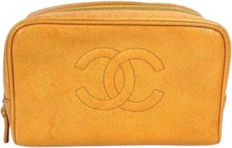 Chanel Pre-owned Clutches, female, Orange, Size: ONE SIZE Pre-owned Clutch