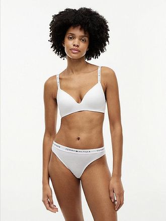 Tommy Hilfiger Sujetador triangular con inscripci&oacute;n