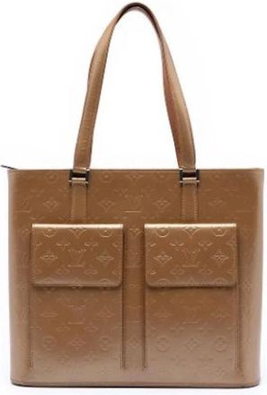 Louis Vuitton Pre-owned Tote Bags, female, Brown, Size: ONE SIZE Pre-owned Leather Tote