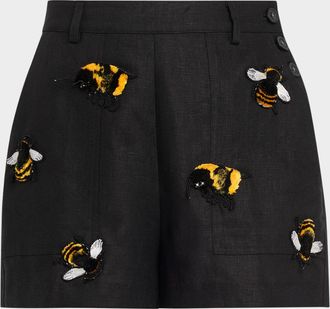Libertine - Libertine Buzz Off Linen Sailor Shorts