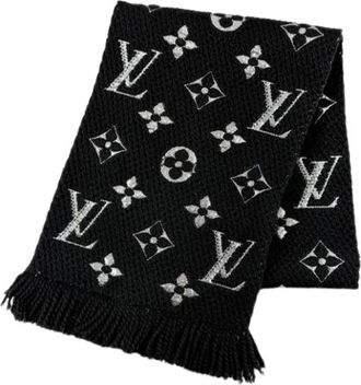 Louis Vuitton Pre-owned Stole - Dames - Vintage Accessoires - Zwart - ONE Size - Wol - Vintage