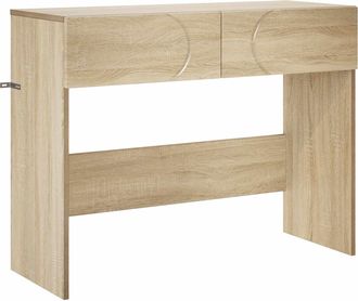 vidaXL Mesa Consola Roble Sonoma 96,5 X 38 X 75 Cm Vidaxl